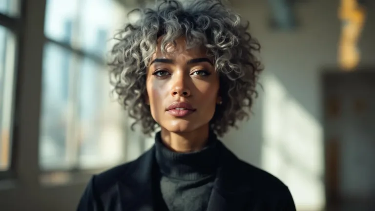 I ditched hair dye for 6 months, my natural grey hair transformed my entire look