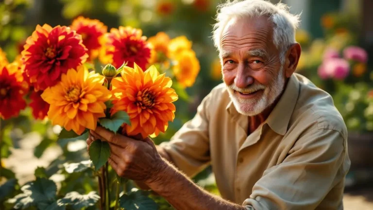Instead of expensive fertilizers, this retired gardener’s homemade trick triples dahlia blooms