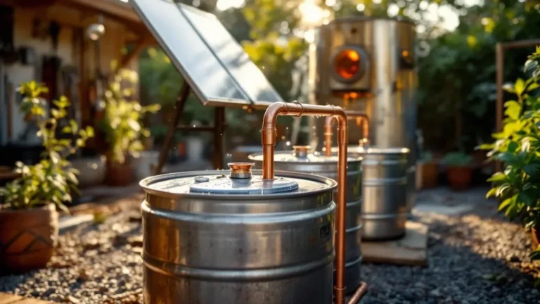 Off-Grid Heating: How a backyard tinkerer heats 100+ litres of water with zero electricity