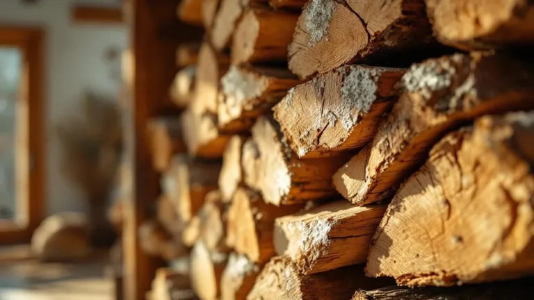 Skip the shed: Why firewood stored indoors for months becomes completely unusable