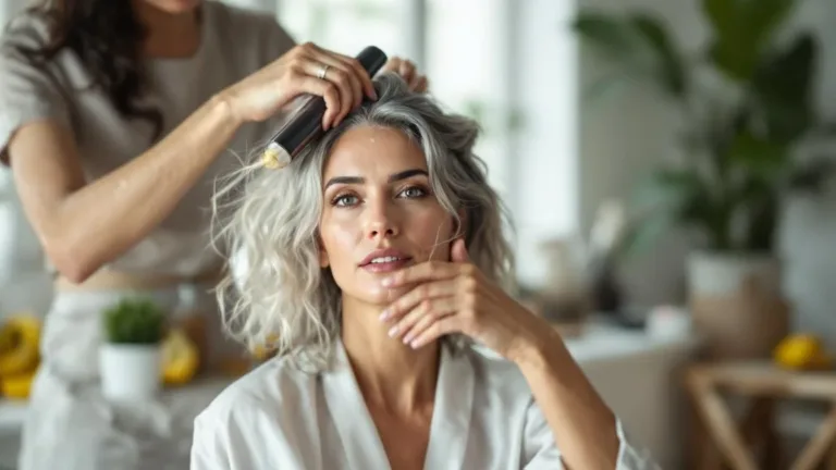 The Banana Trick: A stylist’s overnight recipe for softening stubborn grey hair