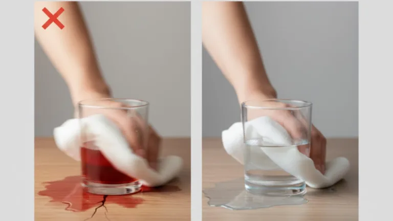 The “Soak Rule”: Why wiping spills immediately can sometimes ruin your surfaces