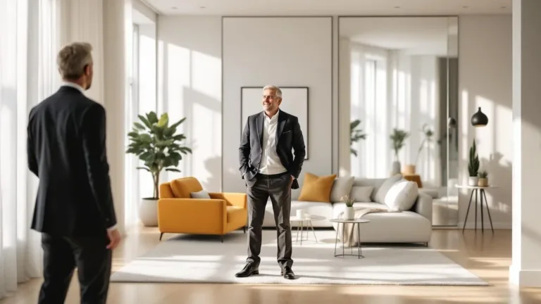 The decorator’s favorite trick for making any small living room look twice as big