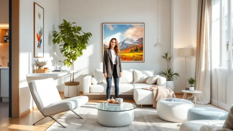 The furniture arrangement trick that makes small rooms feel larger