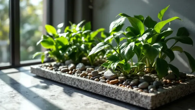 Why a simple pebble tray can dramatically improve plant health in dry air