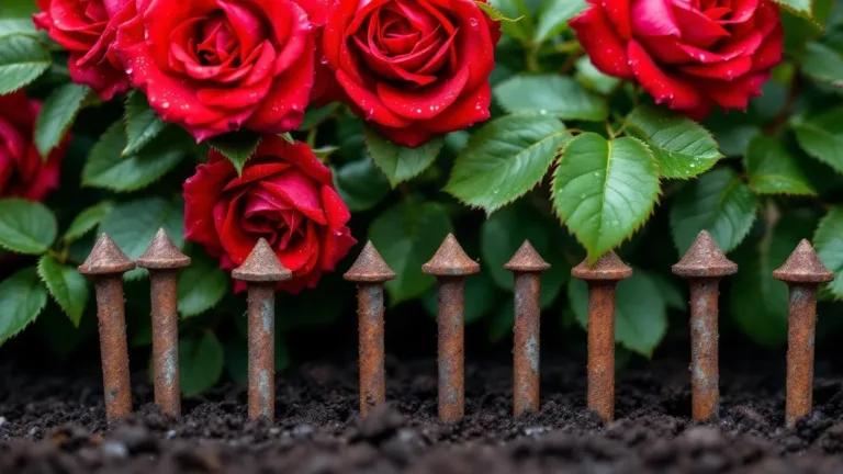 Why gardeners once buried rusty nails under rose bushes
